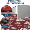 Christmas Area Rugs for Living Room Bedroom Christmas Themed Festival Winter Decorations Rugs Soft Foldable Accent Rug - 4 of 4