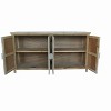 Bella Depot 60.24''W Wood Accent Buffet Cabinet with 4 Doors for Entryway, Living Room, Bedroom, Dining Room - 3 of 4