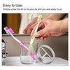 Unique Bargains 304 Stainless Steel Leak-Proof Mason Jar Toothbrush Holder Lid - 3 of 3