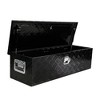 Heavy Duty Aluminum Truck Bed Tool Box 5 Bar Tread Waterproof Truck Storage Organizer Chest with Side Handle Lock Keys Trailer Tool Box RV ATV Storage - 4 of 4