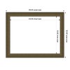 Amanti Art Blaine Light Bronze Narrow Framed Dry Erase Magnetic Board - 3 of 4
