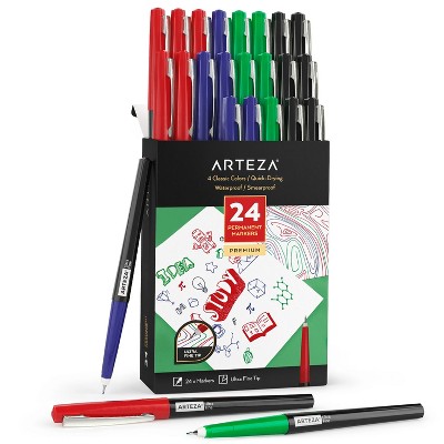  ARTEZA Heat Transfer Fabric Markers, 36 Colors, Fade-Resistant  Heat Transfer Ink, Smooth-Flow Fine 2.33-mm Tip, for Polyester and Cotton  Garments