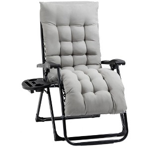 Aghana Digitals Red Zero Gravity Recliner: Folding Padded Chair with Cup Holder, Mesh Fabric & - 1 of 4