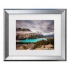 Trademark Fine Art Pierre Leclerc Moody Peyto Lake Matted Framed Art - 2 of 4