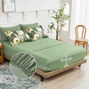 BAGOKIE 7 Pieces Floral Bed in a Bag  Comforter Set for All Season - 4 of 4