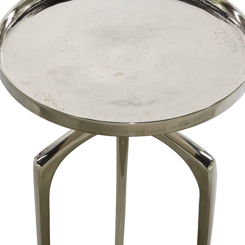 Contemporary Metal Tripod Accent Table - Olivia & May, 6 of 26