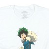 Seven Times Six My Hero Academia Shirt Men's Izuku Midoriya Punch Short Sleeve Graphic Tee White - 3 of 4