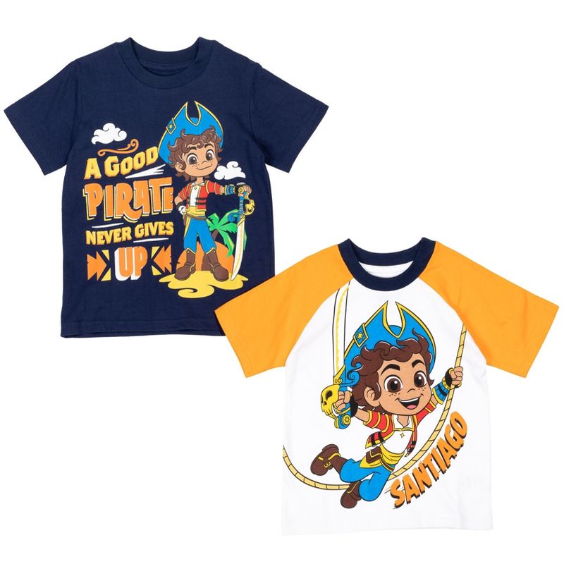 Nickelodeon Santiago Of The Seas 2 Pack Graphic T-Shirts , 4 of 7