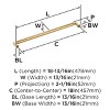 Amerock Balon Appliance Pull for Large Panels and Oversized Cabinets - 3 of 4