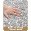 Simple Stylish Large Bath Mat, 24x36 Gray Non - Slip Rug, Absorbent Microfiber Bathroom Mat - 4 of 4
