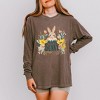 Simply Sage Market Women's Mama Bunny Floral Long Sleeve Garment Dyed Tee - 2 of 4
