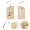 Unique Bargains Luggage Tag Khaki 1 Pc - 3 of 4