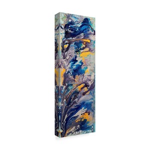 Trademark Fine Art -Hilary Winfield 'Infusion Blue Yellow' Canvas Art - 1 of 3