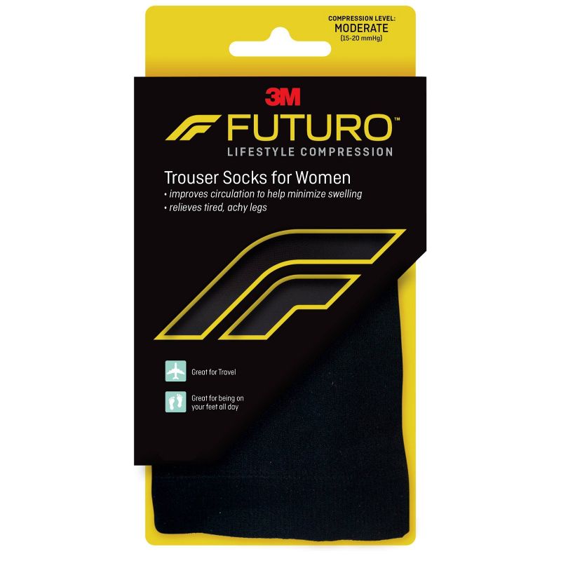 FUTURO Trouser Socks for Women, Relieves Spider and Varicose Veins, 1 of 11
