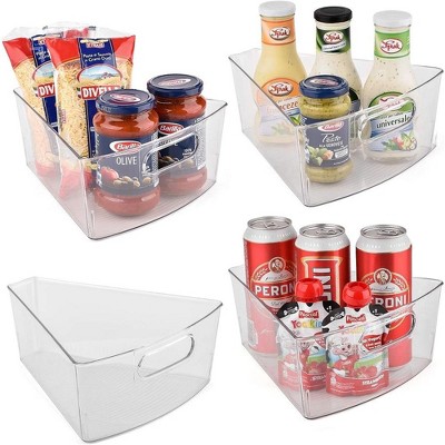 Sorbus Clear Open Storage Bins (2-pack) : Target