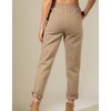 Women's Solid Cotton High Waist Twill Pant - VERY J - 2 of 2