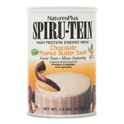 Spiru-Tein (Spirutein) Shake - Chocolate Peanut Butter Swirl by Nature's Plus  -  1.2 lbs Powder