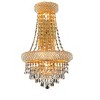 Elegant Lighting Primo 4 light Gold Wall Sconce Clear Royal Cut Crystal - 2 of 2