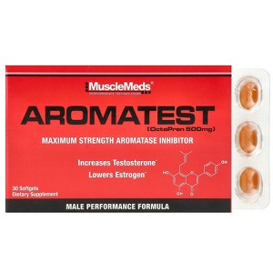 MuscleMeds Aromatest, 500 mg, 30 Softgels - 1 of 2