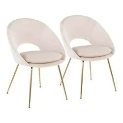Set of 2 Metro Contemporary Dining Chairs - LumiSource