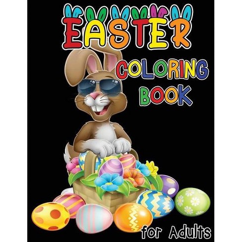 Download Easter Coloring Book For Adults Large Print Paperback Target