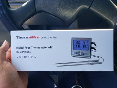 ThermoPro TP-17 Dual Probe Digital Cooking Meat Thermometer Large LCD Backlight Food Grill