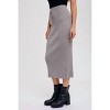 Women's Ribbed Knit Midi Skirt - BluIvy - 3 of 4