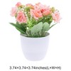 Unique Bargains Artificial Plants Spring Flower Plastic 3.74"x3.74"x3.74" 1 Pc - 3 of 4