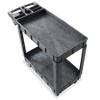 Dryser Utility Service Cart with Wheels, Heavy Duty 550 lb. Capacity with Shelves - Rolling Cart with 5" Swivel Wheels for Warehouse, Garage, Cleaning - 2 of 4