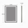 Keonjinn LED Bathroom Vanity Wall Mirror, 3 Color Temperatures Dimmable, Frontlit & Backlit, Double Lights Strips - 3 of 4