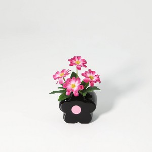 Luckygreenery Mini Faux Daisy Plant in Flower Planter - 1 of 3