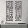 MAYEERTY Two-tone 2-piece Wood Panel Wall Decor Set - 2 of 4