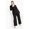 Women's Plus Size Belted Yasmine Jacket - black | CITY CHIC - image 2 of 4