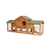 FURNIinspire 79.5" Extra Large Bunny Cage with 2 Runs House Small Animal Habitats for Guinea Pigs Hamster Removable Tray, 79.5"*20.66"*33.6" - 2 of 4