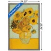 Trends International Sunflowers by Vincent van Gogh Framed Wall Poster Prints - 3 of 4