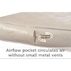 Kolcraft Pure Sleep Therapeutic 80 Certified Waterproof Baby Crib Mattress & Toddler Bed Mattress, Coils Plus Airy Hypoallergenic Comfort, 52"x28" - 4 of 4