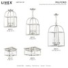 Livex Lighting Milford 4 - Light Pendant in  Brushed Nickel - 3 of 4