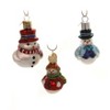 Old World Christmas 2.5 Inch Mini Snowman Set Ornaments Frosty  St/6 Tree Ornament Sets - 4 of 4
