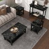 4pc Minsay Transitional Faux Marble Top Storage Coffee Table Set - HOMES: Inside + Out - 4 of 4