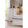 NicBex Rustic White Dresser,Farmhouse Single Dressers with Traditional Handles,Chest of Drawers for Bedroom,Living Room,Dining Room,Hallway - 2 of 4