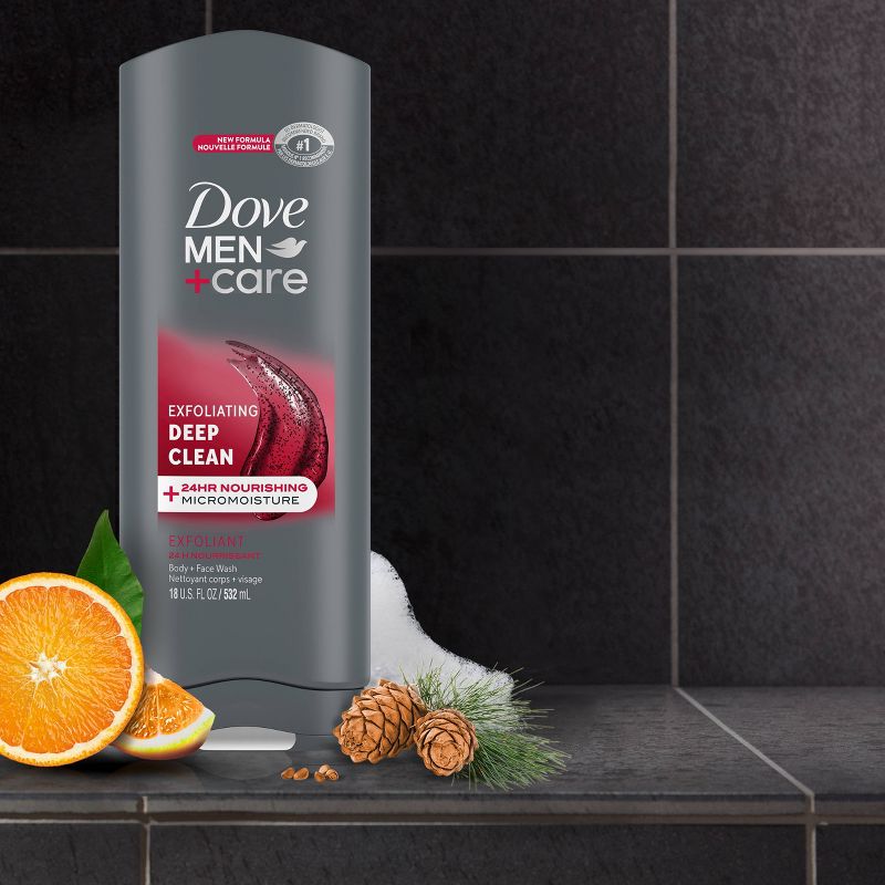Dove Men+Care Deep Clean Micro Moisture Purifying Body Wash - 18 fl oz, 6 of 9