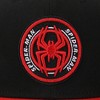 Spider-Man Into The Spider-Verse Miles Morales Logo Adult Black Snapback Cap - 4 of 4
