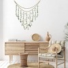 Aoibox Large Eucalyptus Wall Hanging Decor with Wooden Beads, Boho Farmhouse Style, 36 x 36 Inch, Natural Greenery for Home Office - 4 of 4
