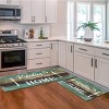 TopComfy Rugs Boho Kitchen Rug Sets 2 Pieces Washable Kitchen Mats Non Slip Soft Kitchen Rug Floor Mat for Kitchen, Multicolored, 0.39"*0.39"*0.39" - 2 of 4