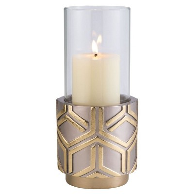 Ok Lighting Rose Gold Savanh Candleholder