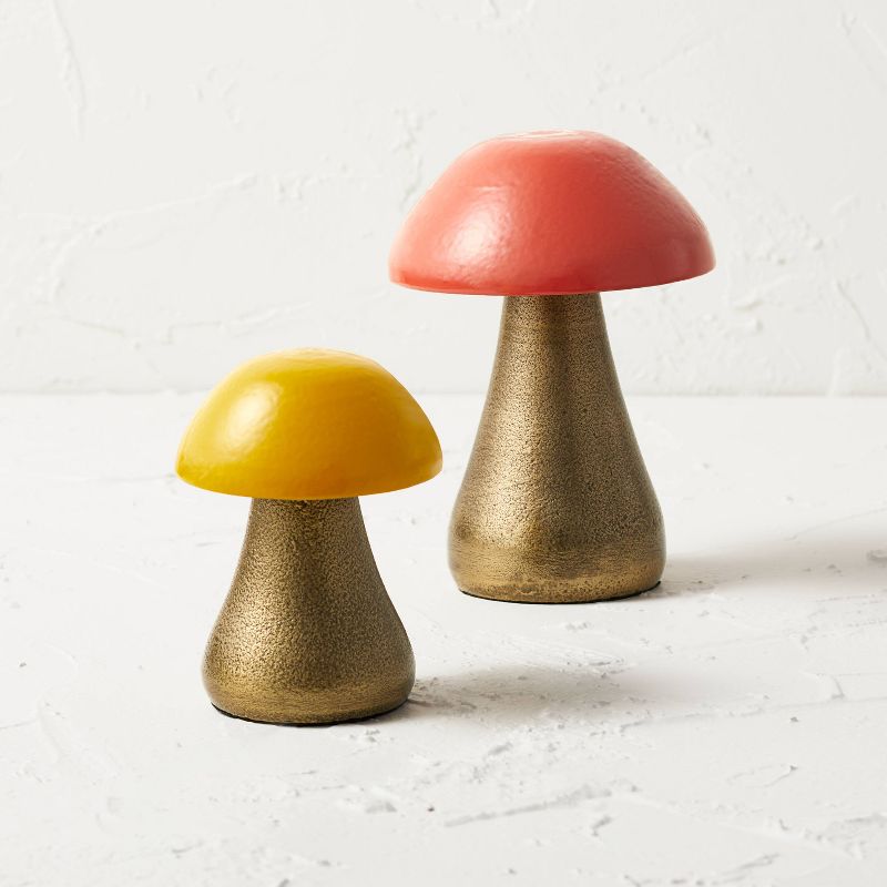Medium Mushroom Figure Orange/Gold - Opalhouse&#8482; designed with Jungalow&#8482;, 5 of 6