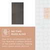 TOWN & COUNTRY EVERYDAY Stone Geo Curve Soft Felt Everwash®, Machine Washable Area Rug with Non-Slip Backing, Geometric Rug, Charcoal Grey, 1'7"x2'11" - 3 of 4