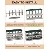 Metal Chicken Nesting Box for Laying Eggs, Rustproof Wall-mountable Roll Away Chicken Laying Boxes for Hens, Waterproof,10 Compartments - 3 of 4