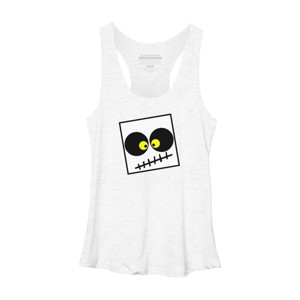 Women's Design By Humans Square Skull By LonaMisa Racerback Tank Top - 1 of 3