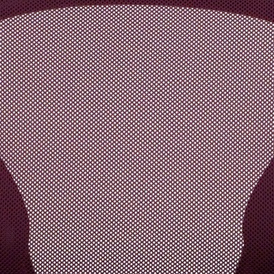 Burgundy Mesh Mid-Back Swivel Task Chair with Chrome Base